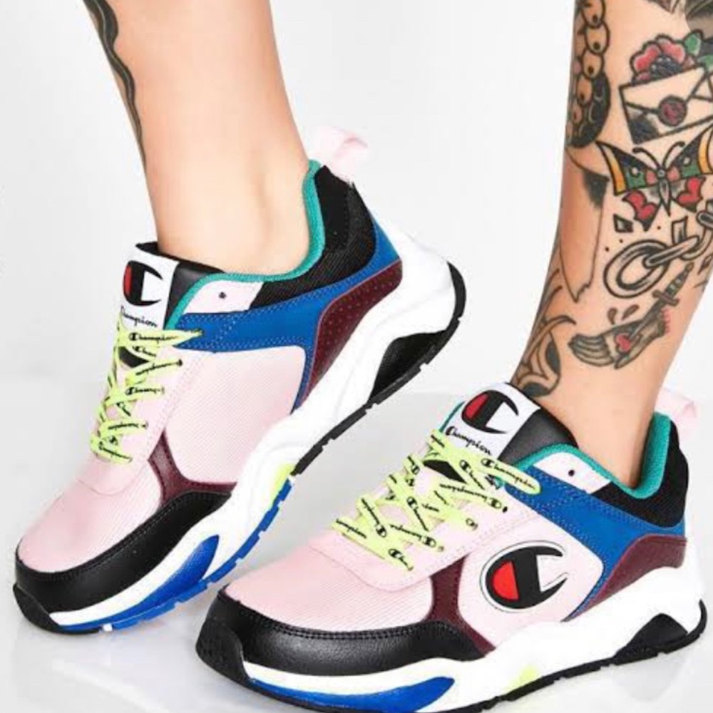 Champion Men’s 93 Eighteen Big C Pink/Multicolor - Picture 6 of 7